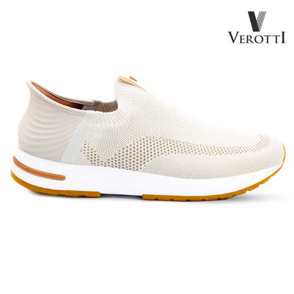 Verotti[X362]920 Beige Gents SLIP-INS Shoes