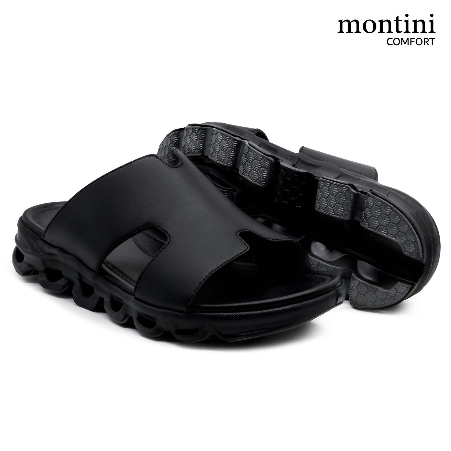 Montini GX103(C38) Black Gents Arabic Sandal