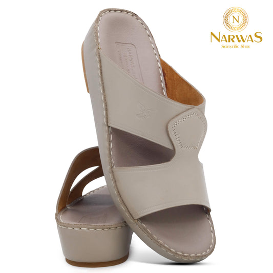 Narwas 1000 [NG19] Full Light Khaki Gents Sandal