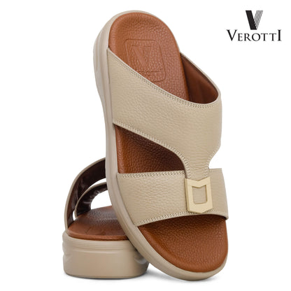 Verotti[X447]VTGE-02 Beige Gents Arabic Sandal