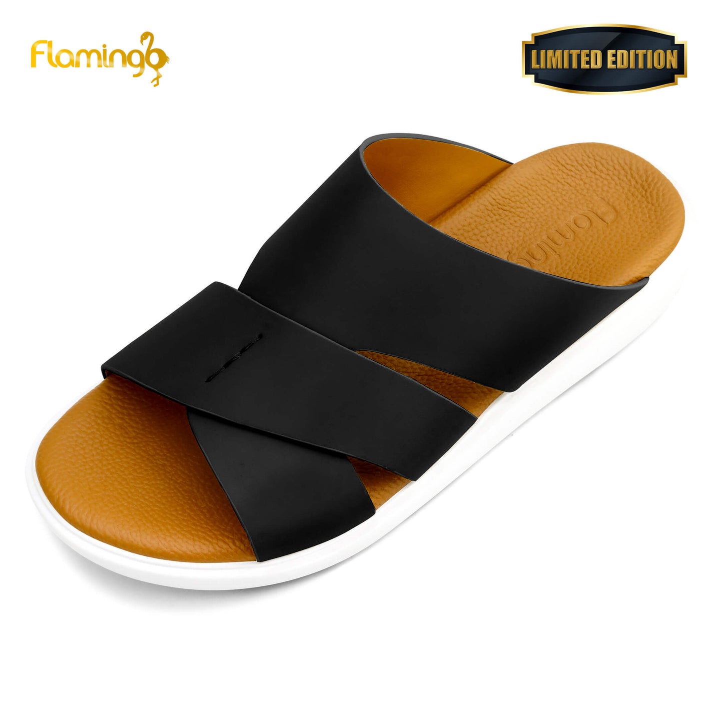 Flamingo Premium[FG106]7001 Black Gents Arabic Sandal