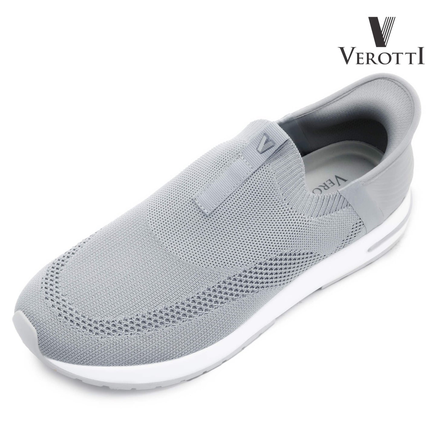 Verotti[X363]920 Gray Gents SLIP-INS Shoes