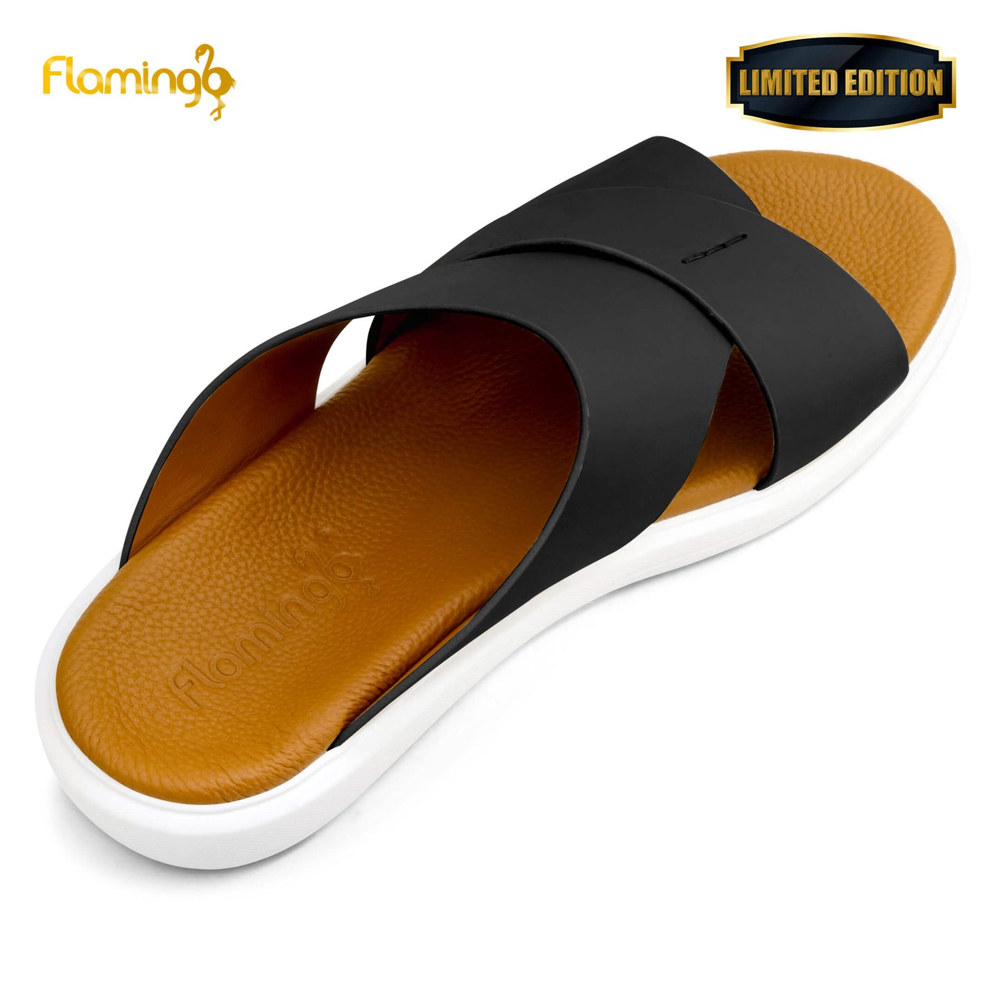 Flamingo Premium[FG106]7001 Black Gents Arabic Sandal