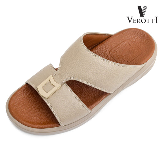 Verotti[X447]VTGE-02 Beige Gents Arabic Sandal