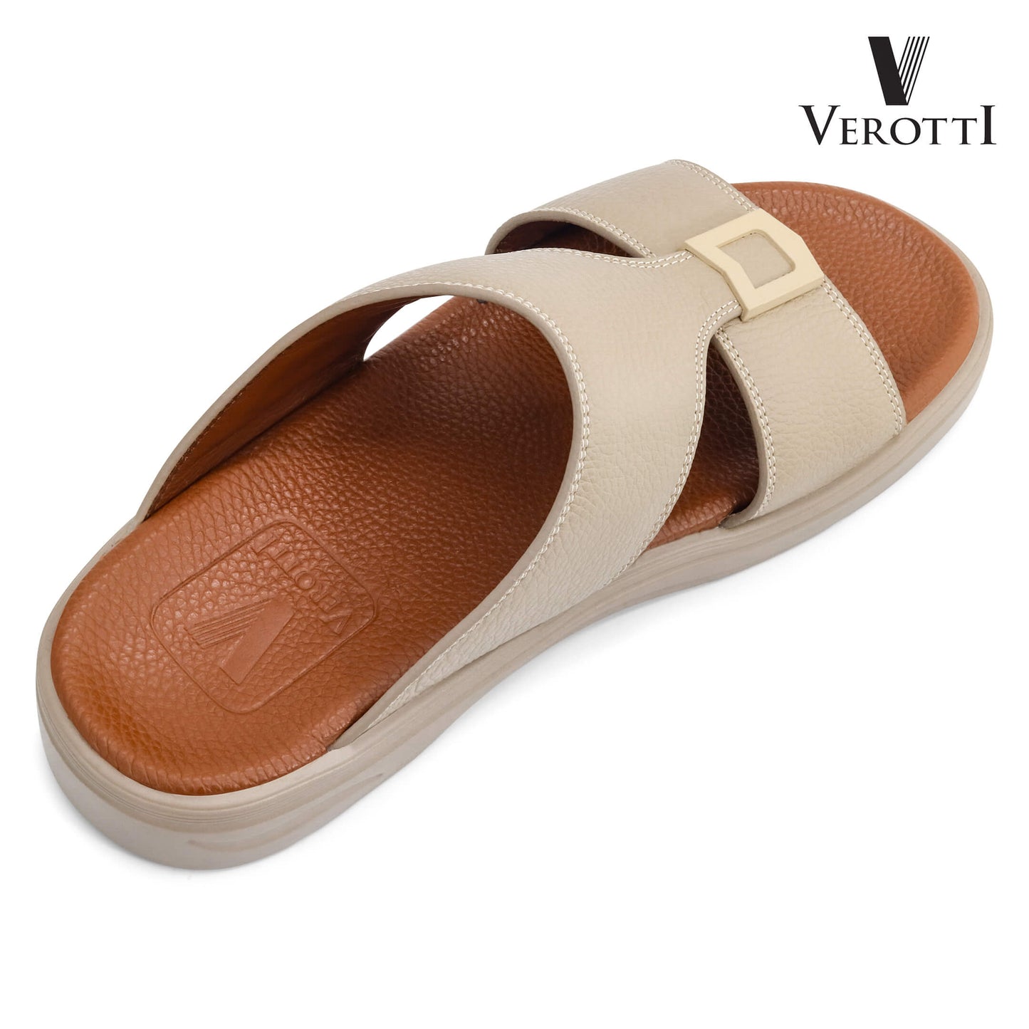 Verotti[X447]VTGE-02 Beige Gents Arabic Sandal