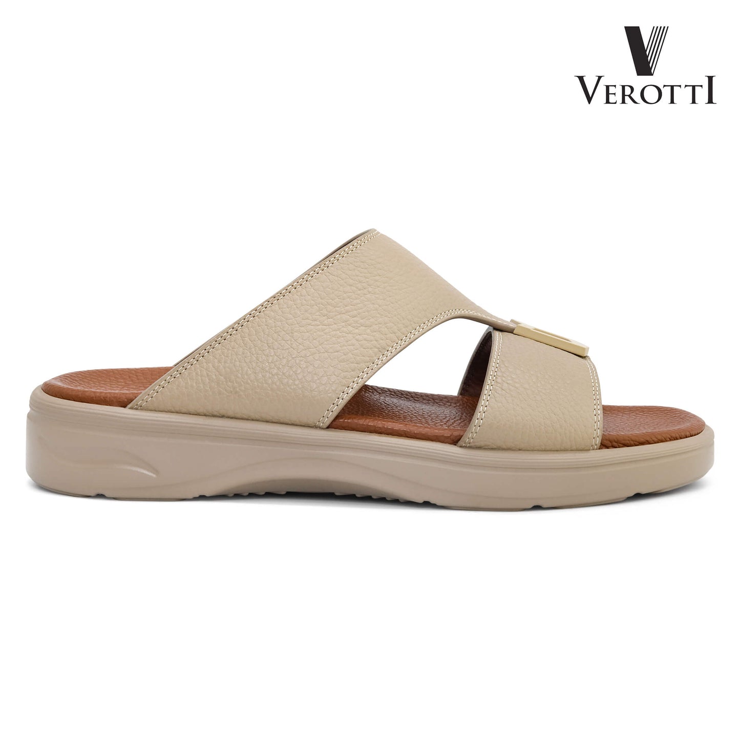 Verotti[X447]VTGE-02 Beige Gents Arabic Sandal