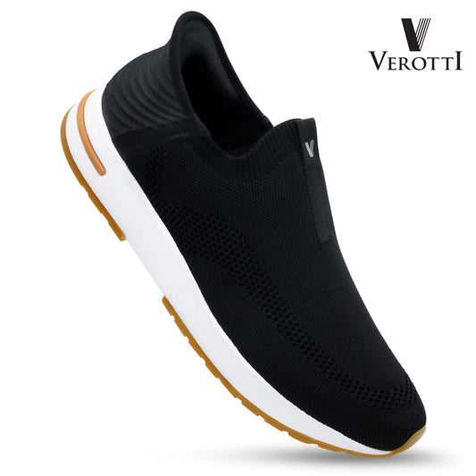 Verotti[X364]920 Black Gents SLIP-INS Shoes