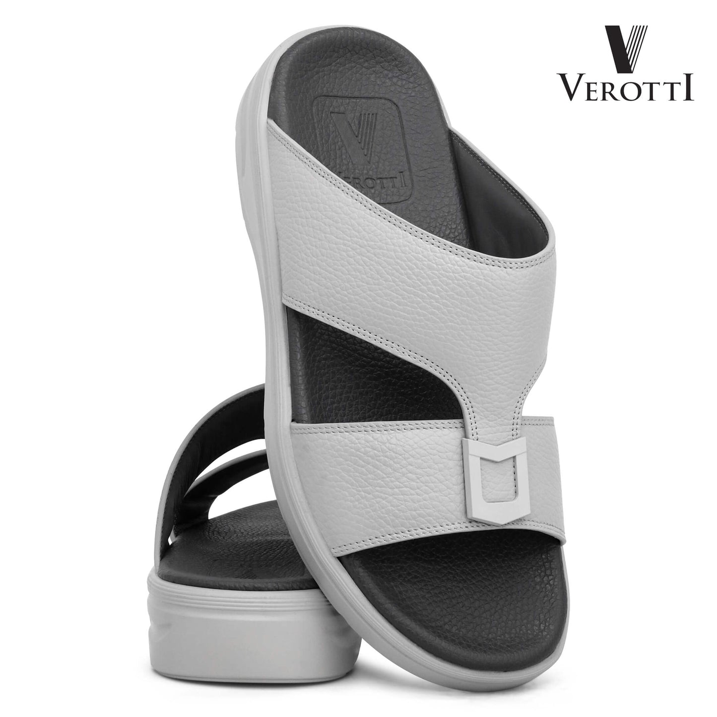 Verotti[X449]VTGE-02 Gray Gents Arabic Sandal