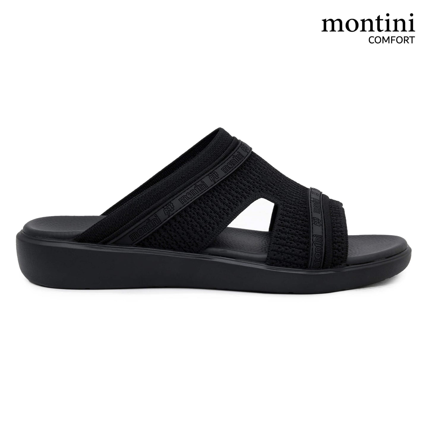 Montini M127(C69) Black Gents Arabic Sandal