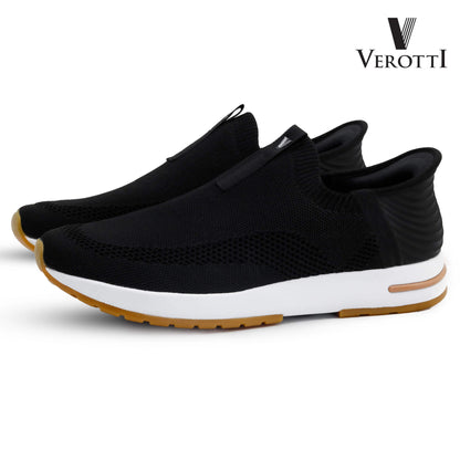 Verotti[X364]920 Black Gents SLIP-INS Shoes