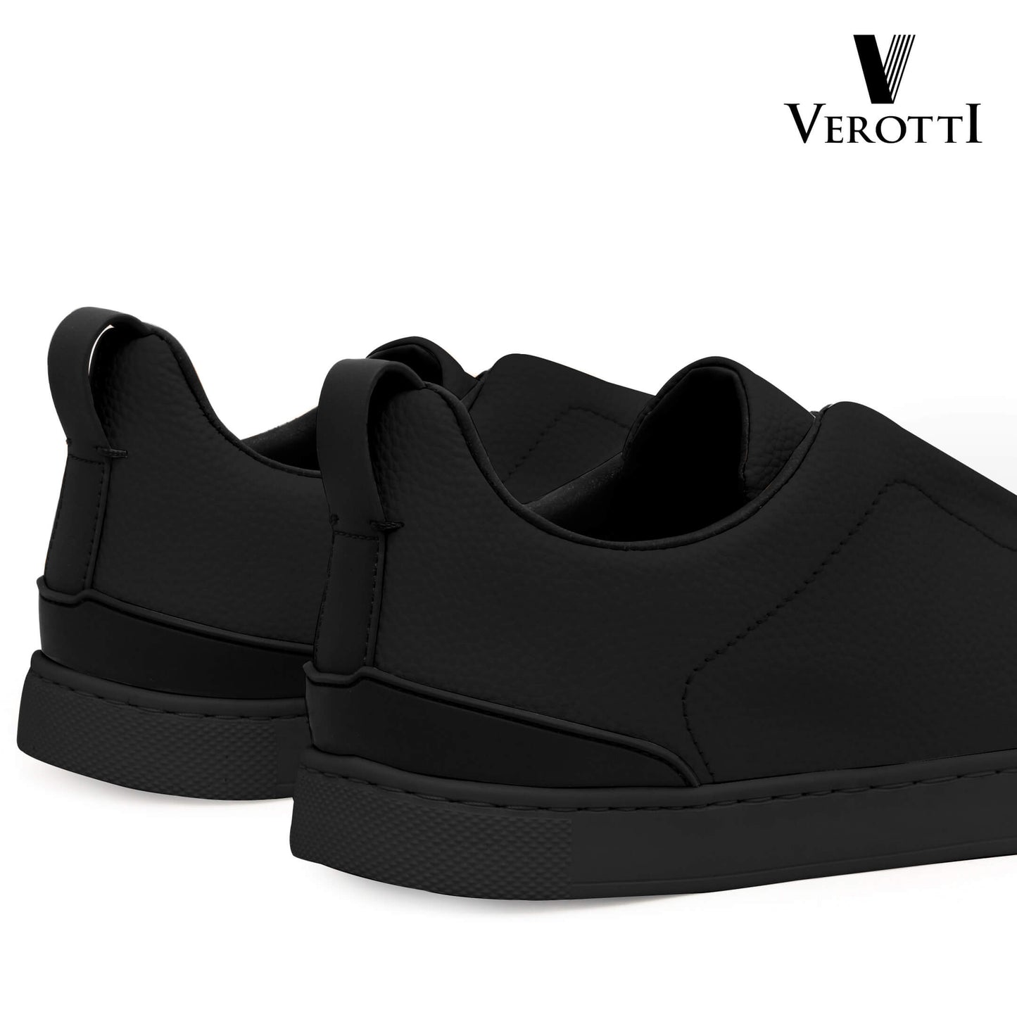 Verotti [X459]955 Full Black Gents Shoes