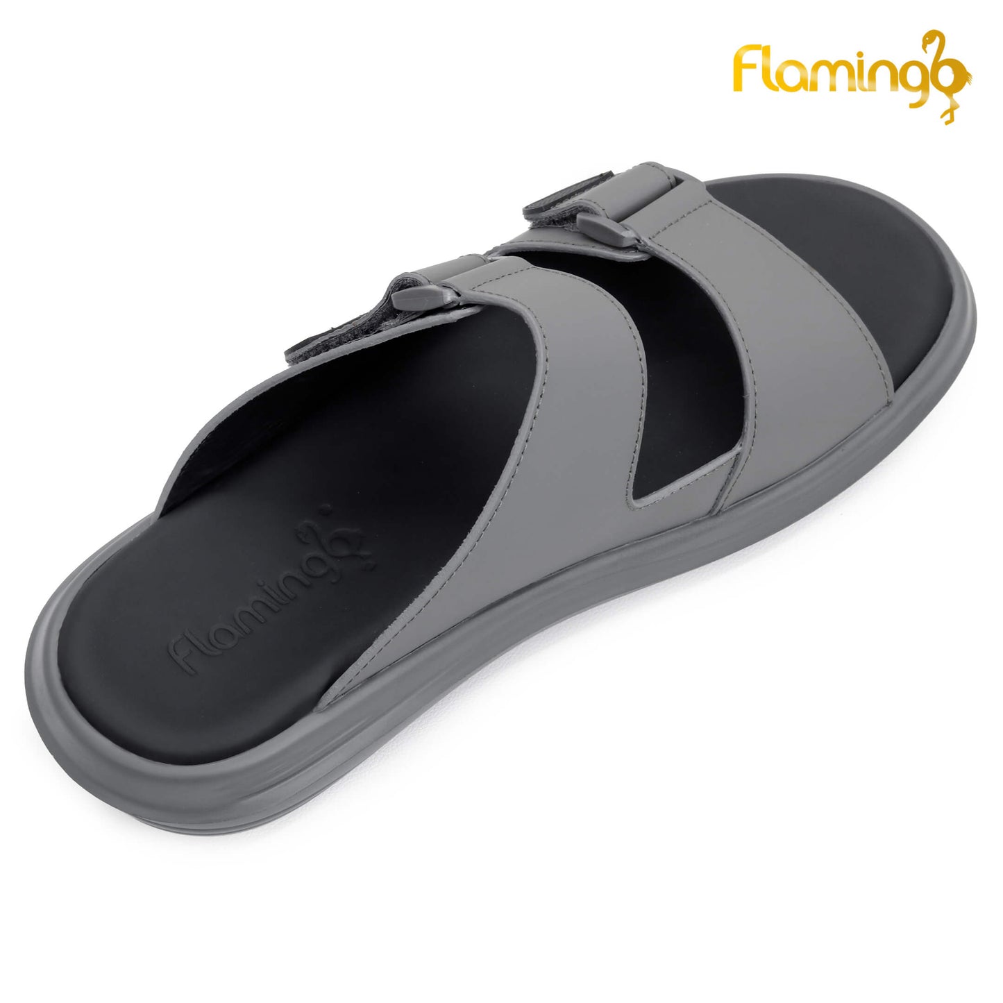 Flamingo Premium[FG125]8078 Gray Gents Arabic Sandal