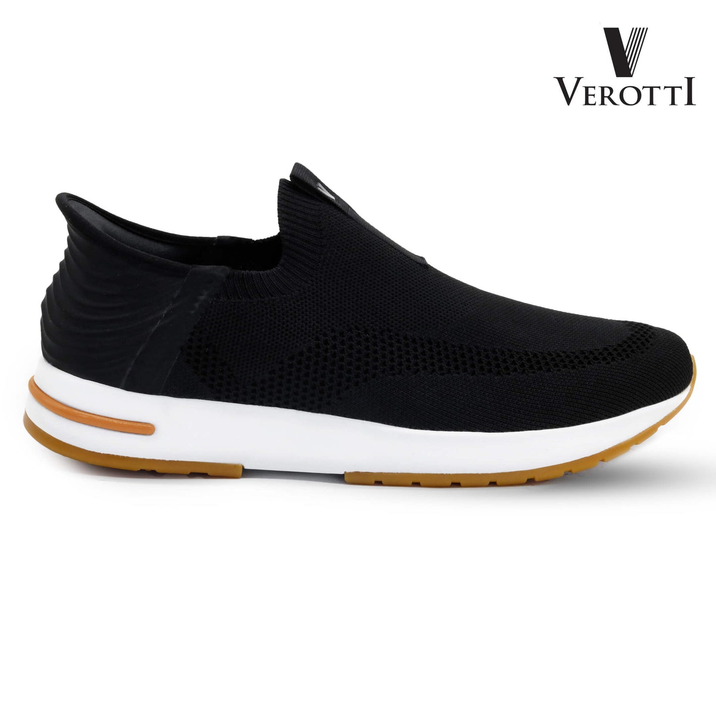 Verotti[X364]920 Black Gents SLIP-INS Shoes