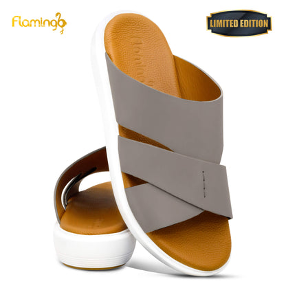 Flamingo Premium[FG107]7001 Stone Gents Arabic Sandal