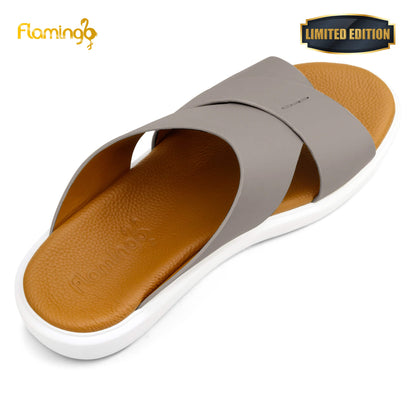 Flamingo Premium[FG107]7001 Stone Gents Arabic Sandal