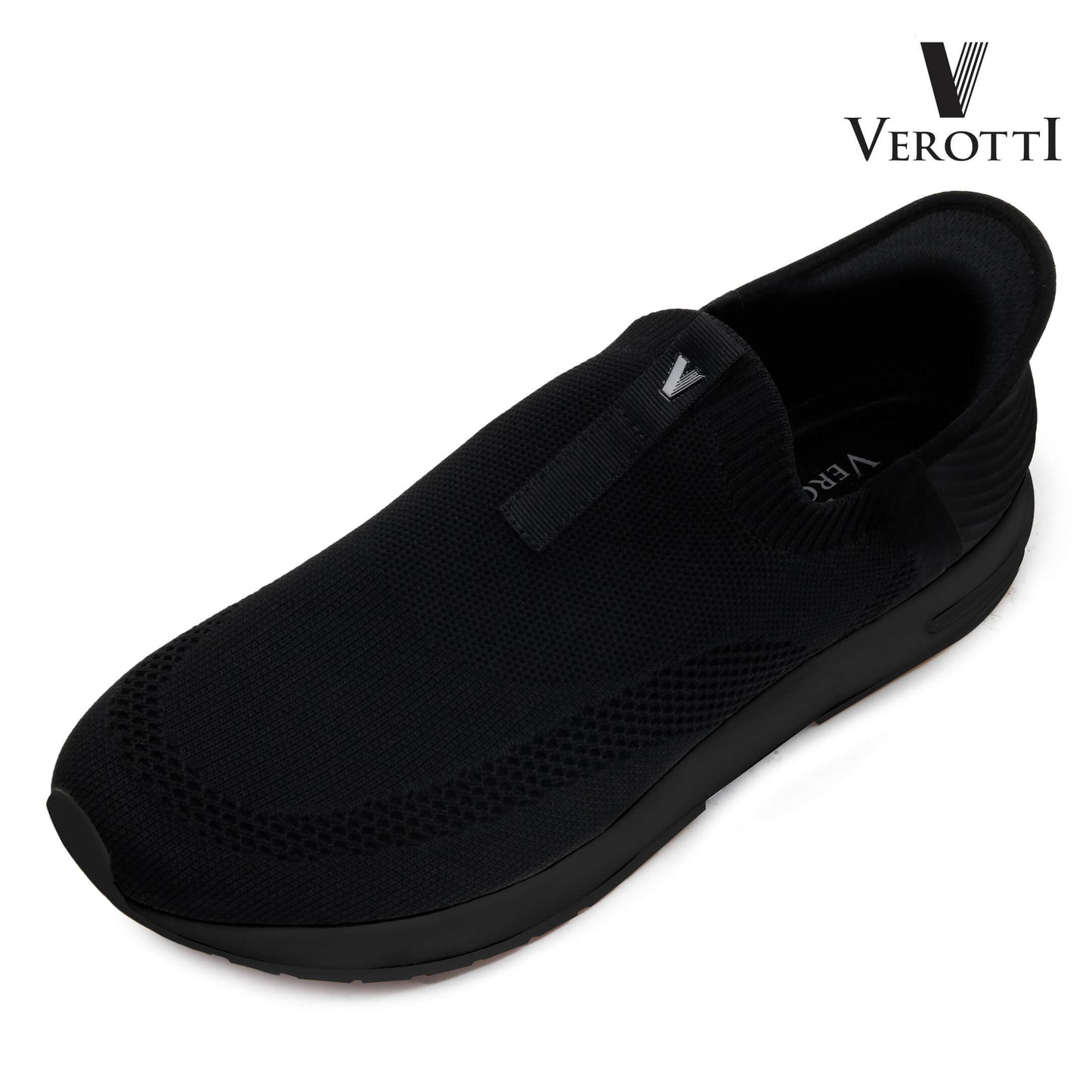Verotti[X413]920 Black Gents SLIP-INS Shoes