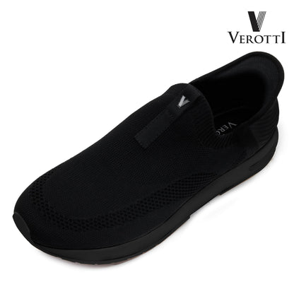 Verotti[X413]920 Black Gents SLIP-INS Shoes
