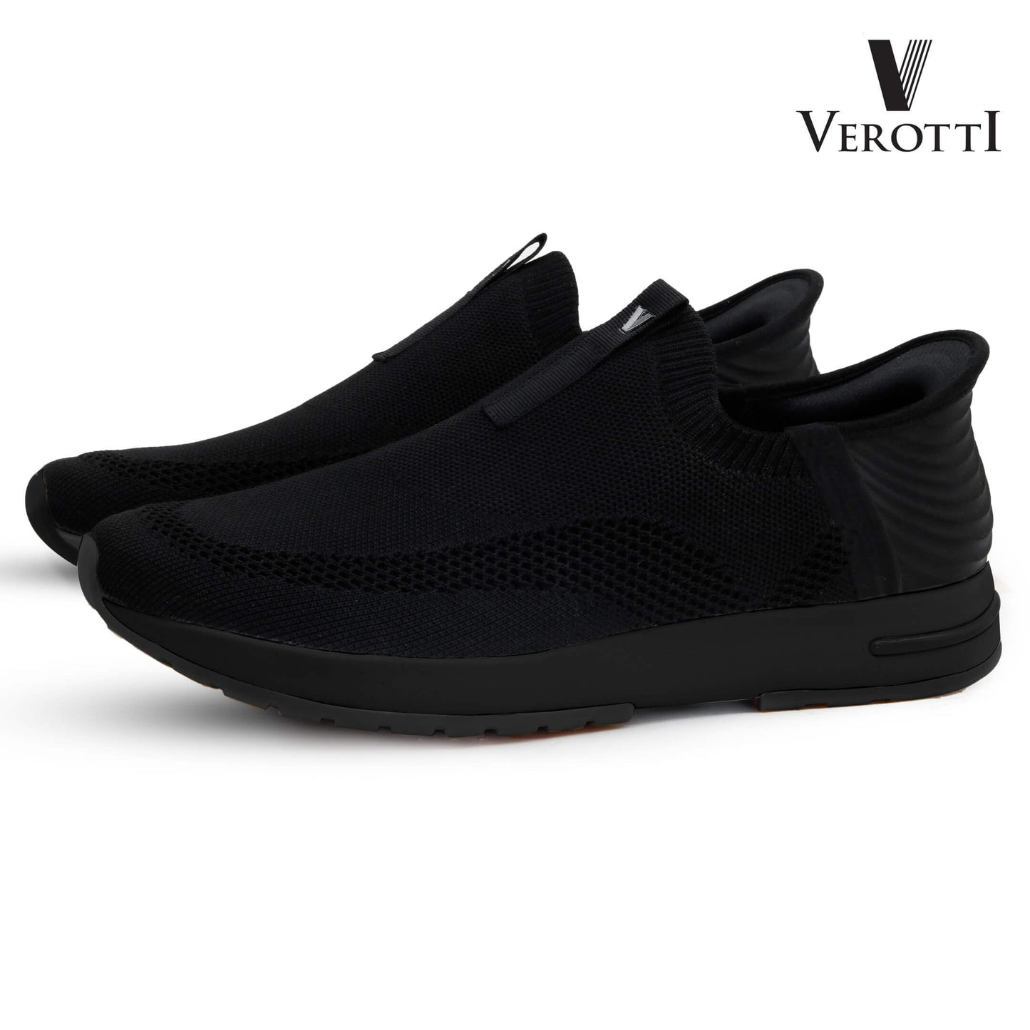 Verotti[X413]920 Black Gents SLIP-INS Shoes