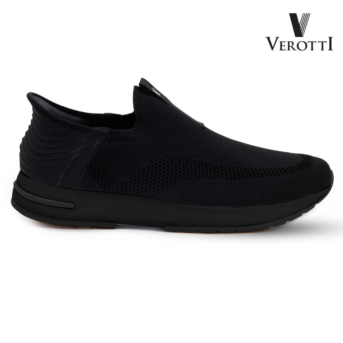 Verotti[X413]920 Black Gents SLIP-INS Shoes