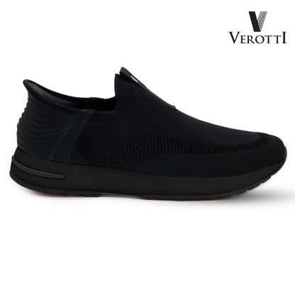 Verotti[X413]920 Black Gents SLIP-INS Shoes