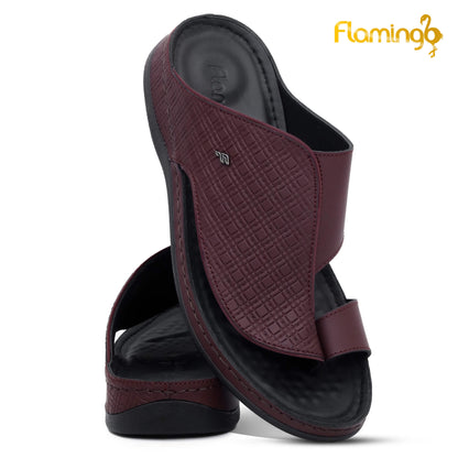 Flamingo[FG94]091 Brown Gents Arabic Sandal