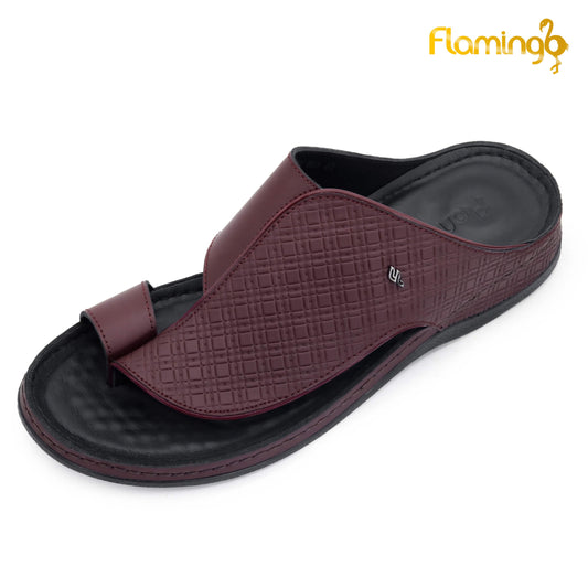 Flamingo[FG94]091 Brown Gents Arabic Sandal