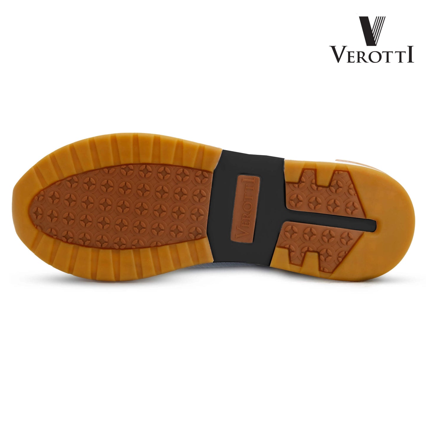 Verotti[X411]930 Black Tan Gents SLIP-INS Shoes