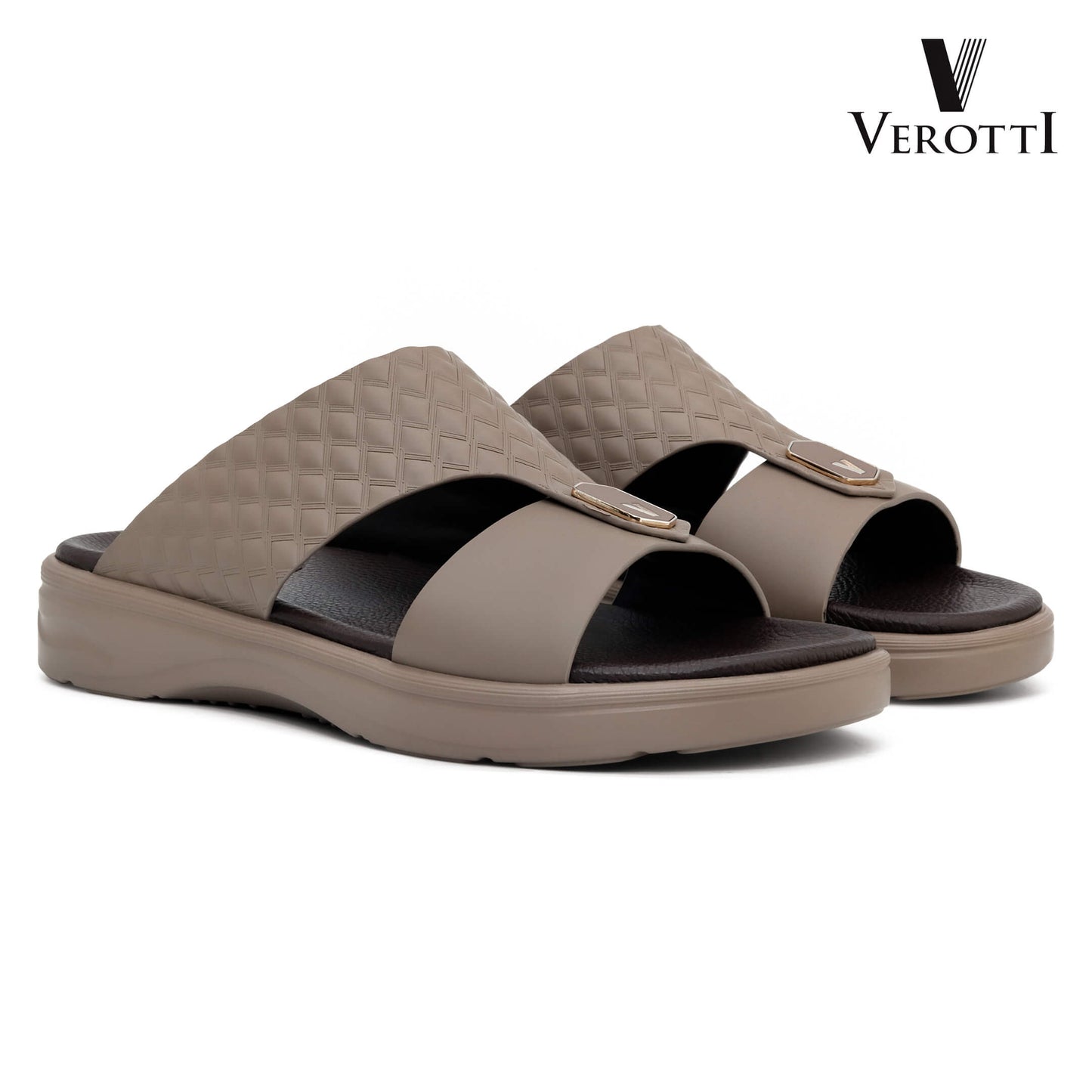 Verotti[X439]VTGE-01 Truffle Gents Arabic Sandal