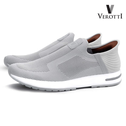 Verotti[X355]930 Gray Gents SLIP-INS Shoes
