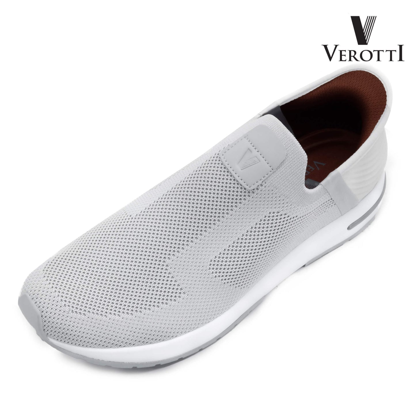 Verotti[X355]930 Gray Gents SLIP-INS Shoes