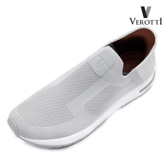 Verotti[X355]930 Gray Gents SLIP-INS Shoes