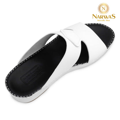 Narwas 1000 [NG124] White Black Gents Sandal