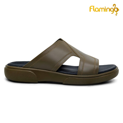 Flamingo [FG80]P0542 Olive Gents Arabic Sandal