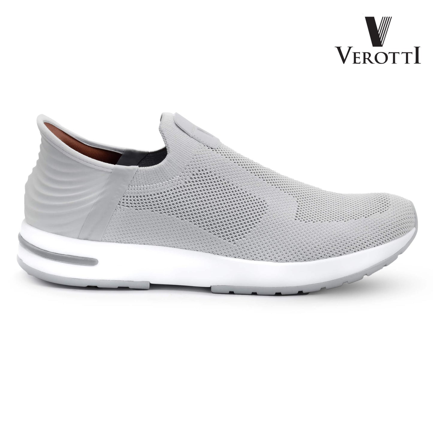 Verotti[X355]930 Gray Gents SLIP-INS Shoes