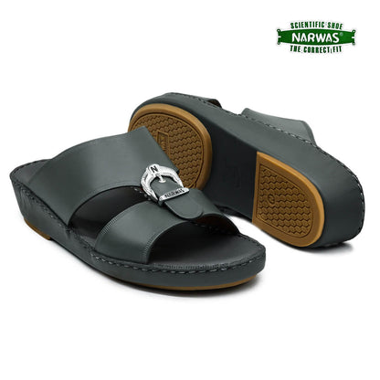 Narwas 404 [NG57] Dark Gray Gents Sandal