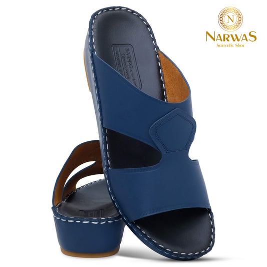 Narwas 1000 [NG125] Navy Black Gents Sandal