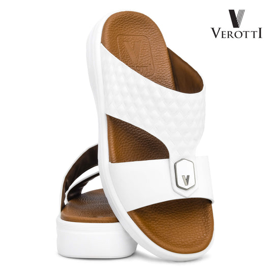 Verotti[X440]VTGE-01 White Gents Arabic Sandal