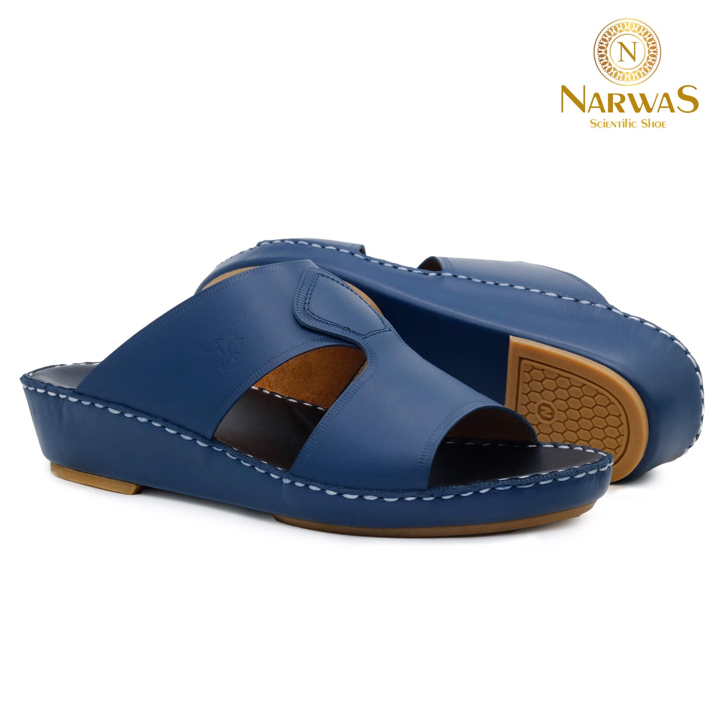 Narwas 1000 [NG125] Navy Black Gents Sandal