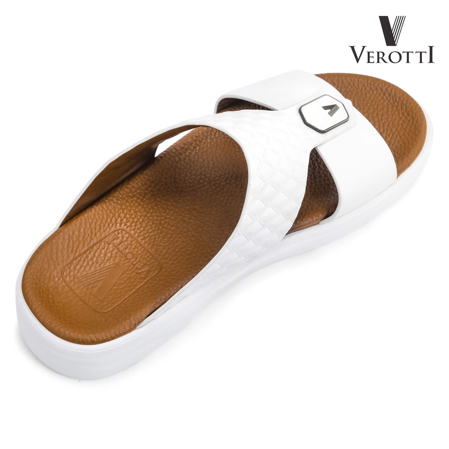 Verotti[X440]VTGE-01 White Gents Arabic Sandal