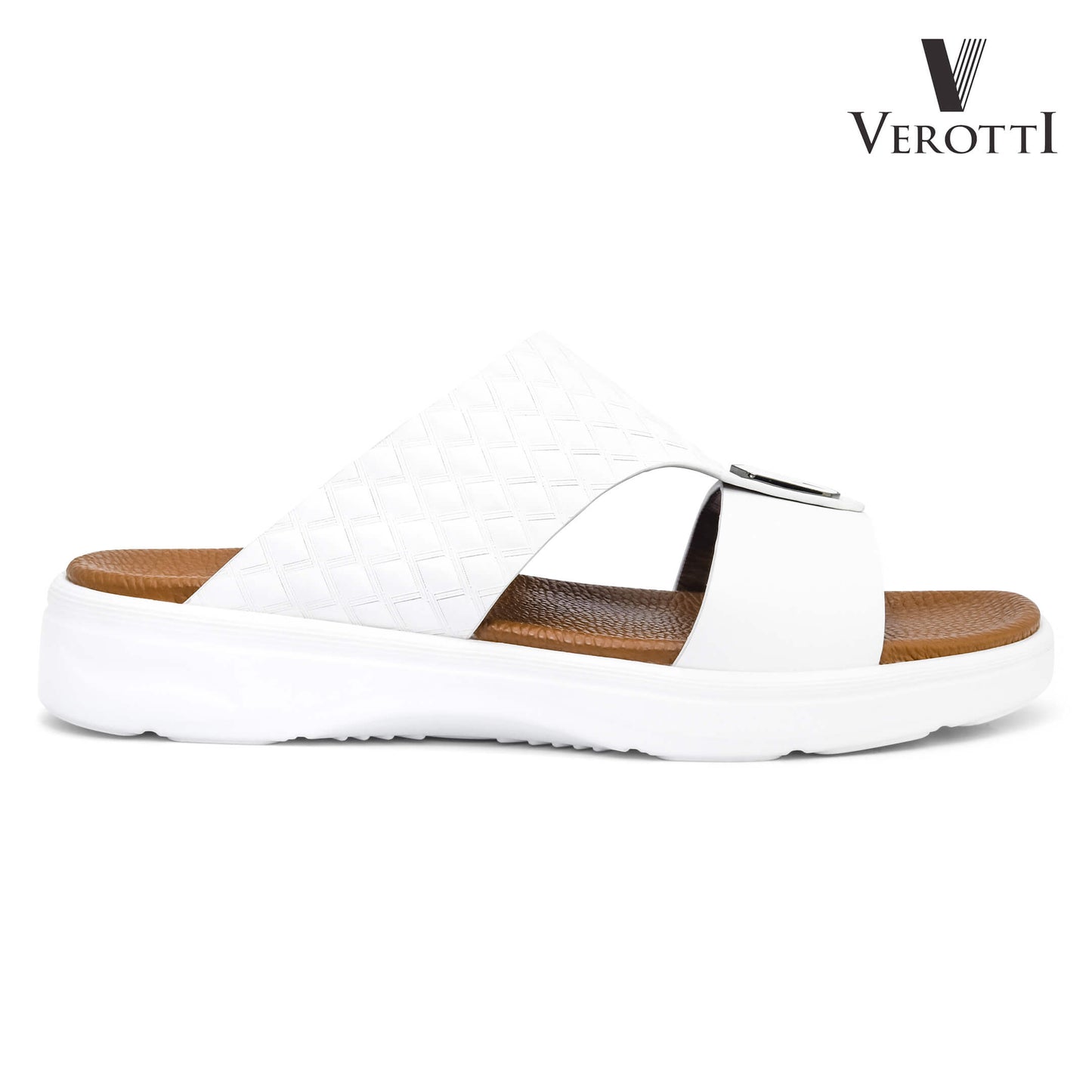 Verotti[X440]VTGE-01 White Gents Arabic Sandal