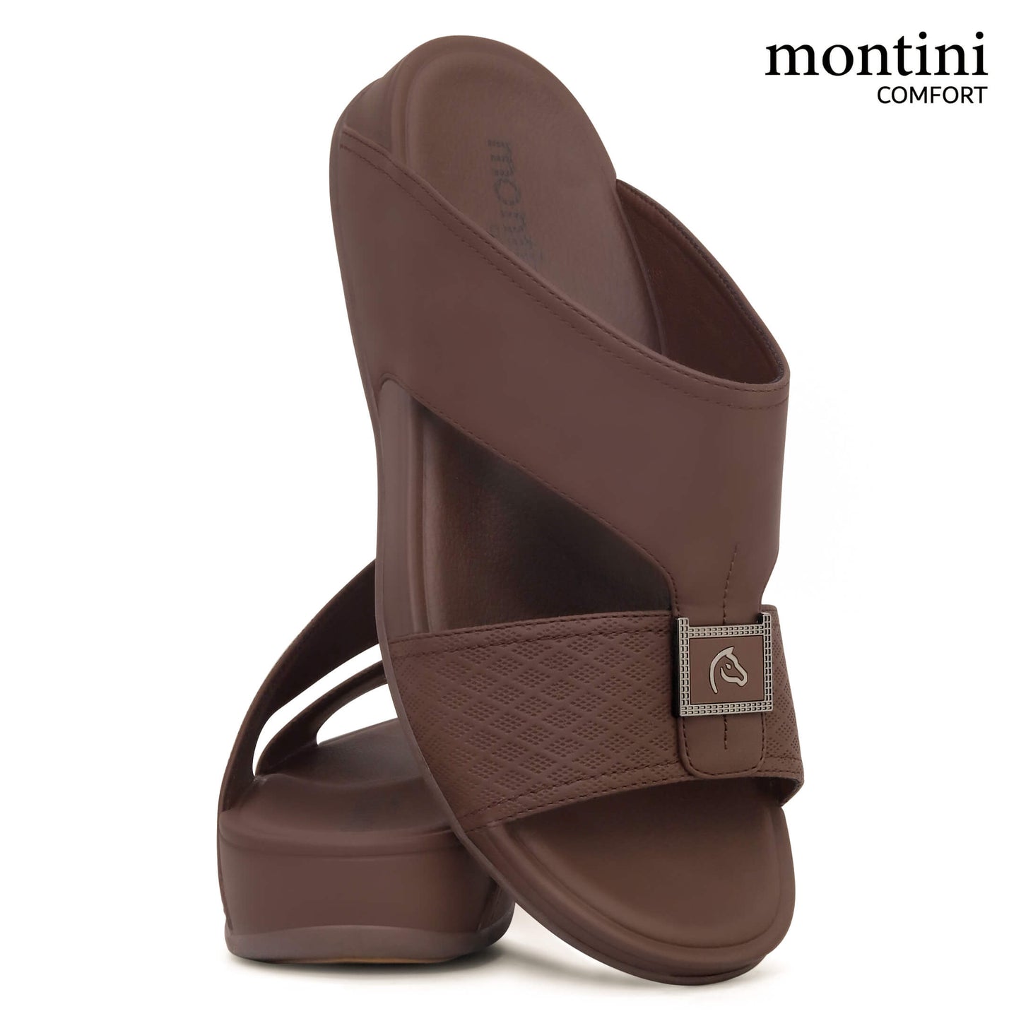Montini M018(C62) Brown Gents Arabic Sandal
