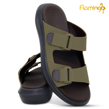 Flamingo Premium[FG126]8078 Truffle Gents Arabic Sandal