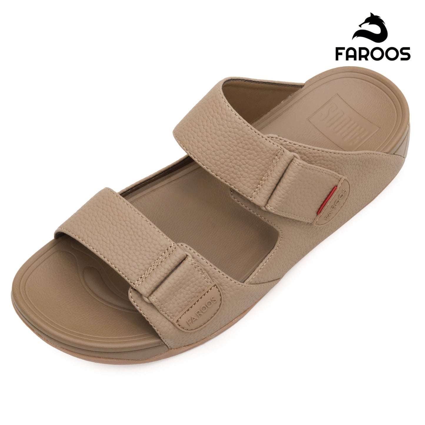Faroos[F444]M113 Stone Gents Arabic Sandal