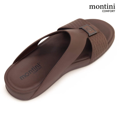 Montini M018(C62) Brown Gents Arabic Sandal