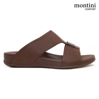 Montini M018(C62) Brown Gents Arabic Sandal