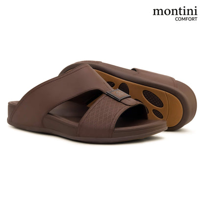 Montini M018(C62) Brown Gents Arabic Sandal