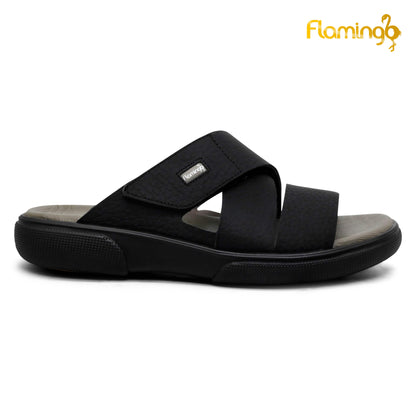 Flamingo[FG89]P0541 Black Gents Arabic Sandal