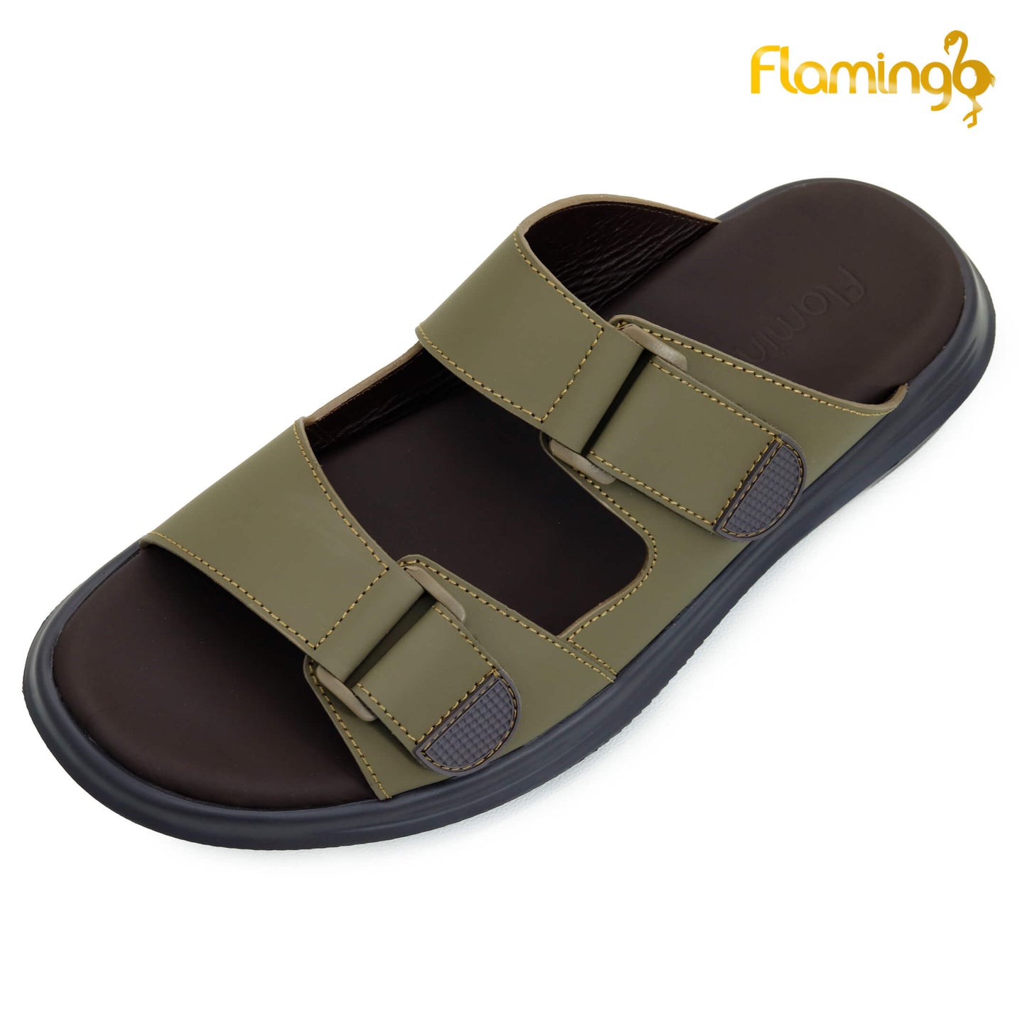 Flamingo Premium[FG126]8078 Truffle Gents Arabic Sandal