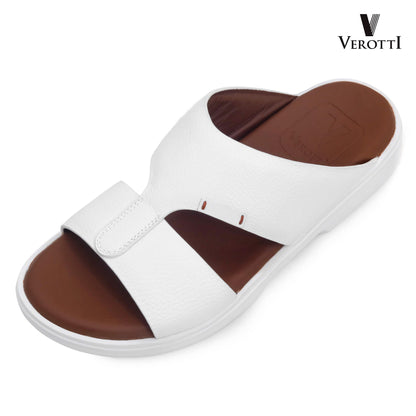 Verotti[X480]FB-512 White Gents Arabic Sandal