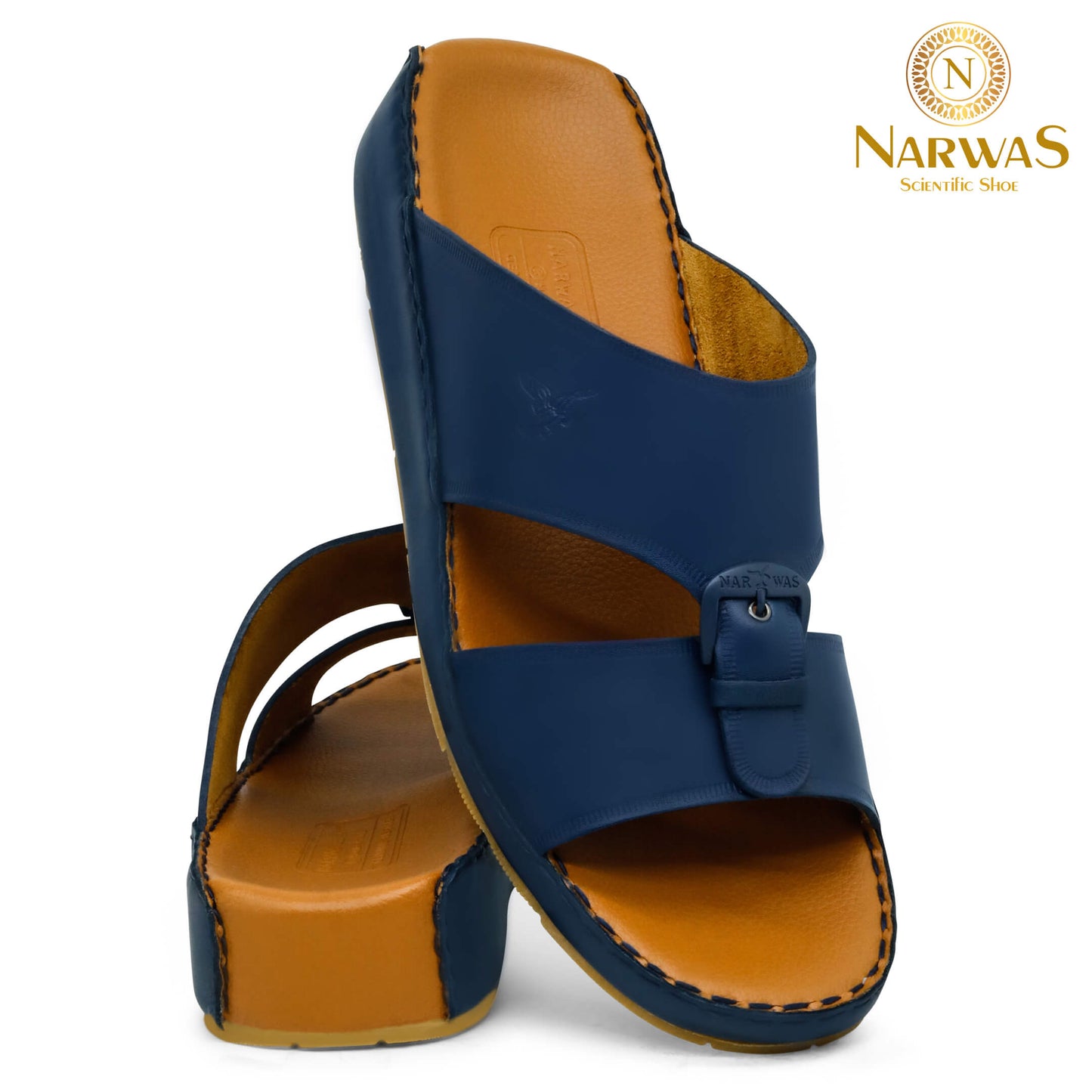 Narwas 320[NG100] Navy Gents Arabic Sandal